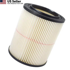 17816 9-17816 Red Stripe Vacuum Cartridge Filter 17816-1 Pack, White