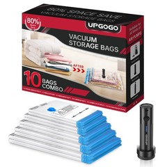 UPGOGO Vacuum Storage Bags with Portable Electric 10 Combo – EPump