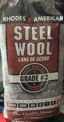 Rhodes American 10121113 3 Grade Coarse Steel Wool Pad 8-3/4 L in NEW Pack of 12