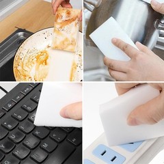 Magic Sponge Eraser Multi-Functional Melamine Foam 10*6*2cm, White