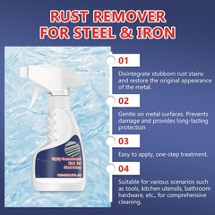 2Pcs Meigline Rust Remover, Highly Concentrated Rust Remover for Metal, Rust