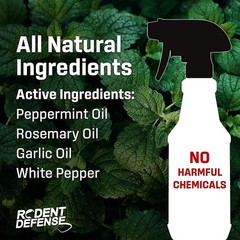 Exterminators Choice – 32 oz Peppermint Rodent Defense 32 Ounce (1 Pack)