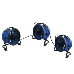 Variable Speed Sealed Motor Professional Industrial Axial Fan With Power Outlets