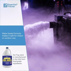 ESSENTIAL VALUES Fog Machine Fluid (128 FL OZ / 1 Gal) 1 Gal – Medium Density