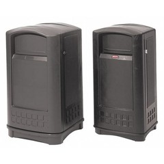 Rubbermaid Commercial Fg356300beig 19 Gal Rigid Liners, 14 In X 28 In, Beige