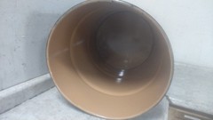 Guardair N630 30 Gal Volume Capacity Black Steel Open Head Vacuum Drum