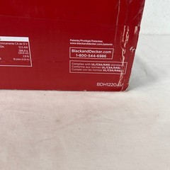 Black+Decker BDH1220AV Car Vacuum 12V Handheld 4ft Flexible Hose Slim Nozzle Red