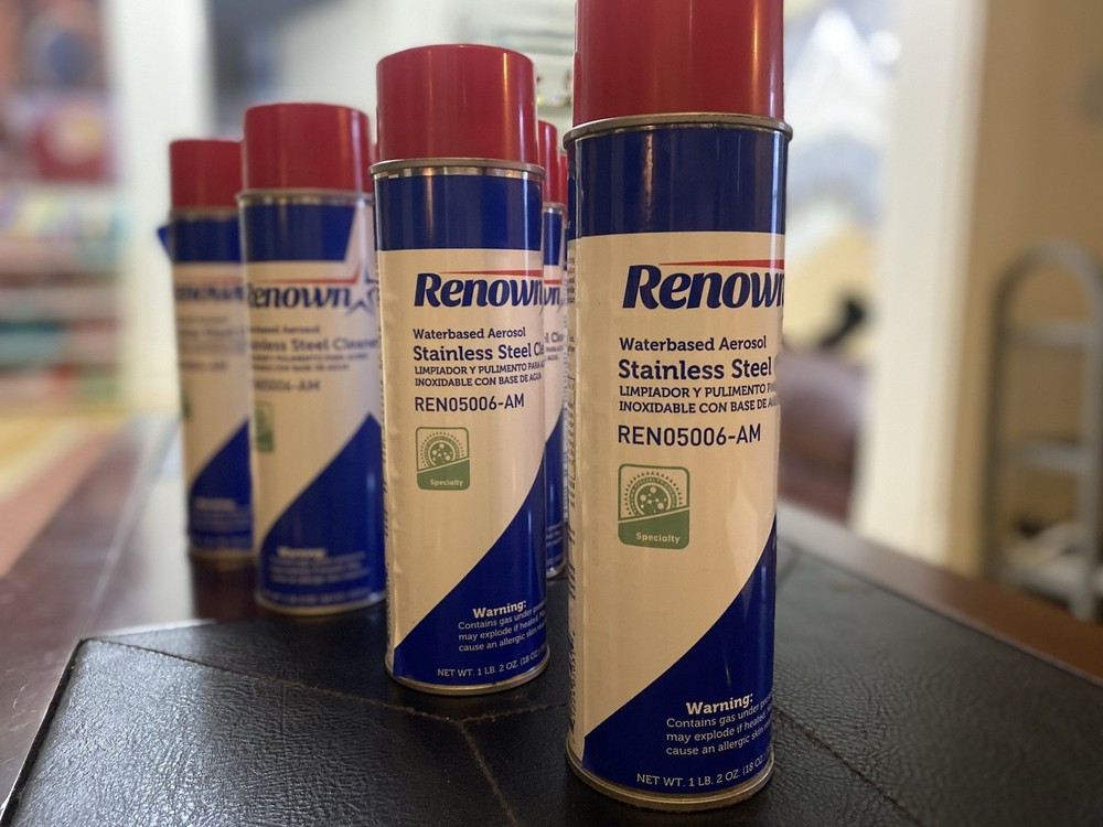 Renown Stainless Steel Cleaner Oil Based Aerosol (REN05005-AM) UND