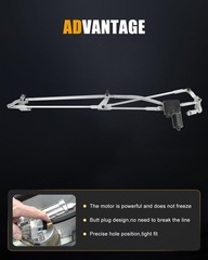 Front Wiper Motor with Linkage Assy Replacement