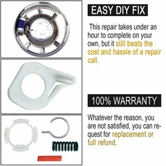 285785 Washer Clutch Kit by Seentech Compatible with Whirlpool, Kenmore…