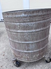 Vintage Geerpres Mop Bucket With Wringer Press AND Economy No.102 Mop Wringer