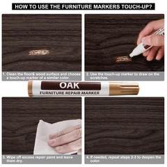 Hardwood Floor Repair Kit -11PCS Laminate Vinyl Wax with 8PCS Wood Gray