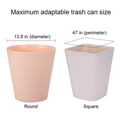 8 Gallon Drawstring Trash Bags-0.79 Mil Ultra 1 Count (Pack of 60), Green