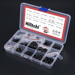 Hilitchi 640-Pcs [8-Size] Alloy Steel Flat Washer and Lock Washer Assortment …