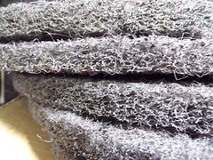 5PK TOUGH GUY Stripping Pad 402W17 Stripping, Blk, 18 in Dia, Nylon/Polyester(G)