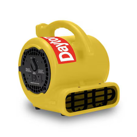 Dayton 61Hl69 Portable Dryer, 700 Cfm, Fixed Frame, 3 Speed, 1/5 Hp, 115V Ac,