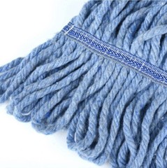 NEW Abco Disinfectant Looped-End Mop Large Blue Launderable Wet LM-204LW