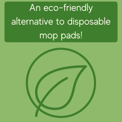 Clean Castle 12″ Reusable Premium Microfiber Mop Pads – 12 PACK