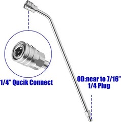M MINGLE Pressure Washer Wand Extension, 30 Degree Curved 30 Angled