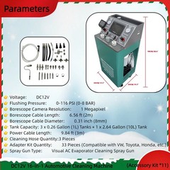 16-in-1 Automotive Cleaning Machine Automobile Engine oil Radiator and Condenser