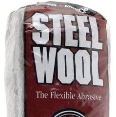 Homax Products 4 4 Homax Steel Wool Pad, No Grit, Gray