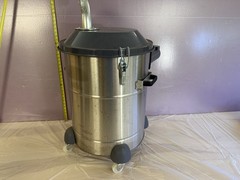 Soteco Stainless Steel Debris and Dust Collection Canister Tank w/Casters