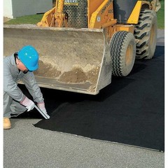 Pig Mat444 Sorbent Pad, 3 Gal, 5 Ft X 60 In, Oil, Black, Polyethylene,