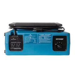 1/3 HP 1050 CFM 3-Speed Low Profile Air Mover, Floor Fan, Carpet Dryer with Buil