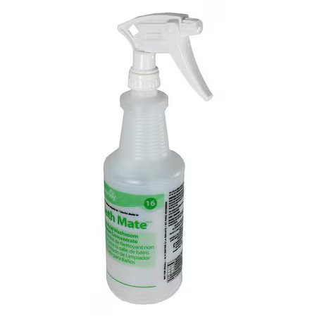 Tolco 130260 32 Oz. Clear, Preprinted Trigger Spray Bottle, Pk12