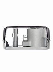 San Jamar R3600TBK VersaTwin Tissue Dispenser Classic Transparent Blk Pearl New