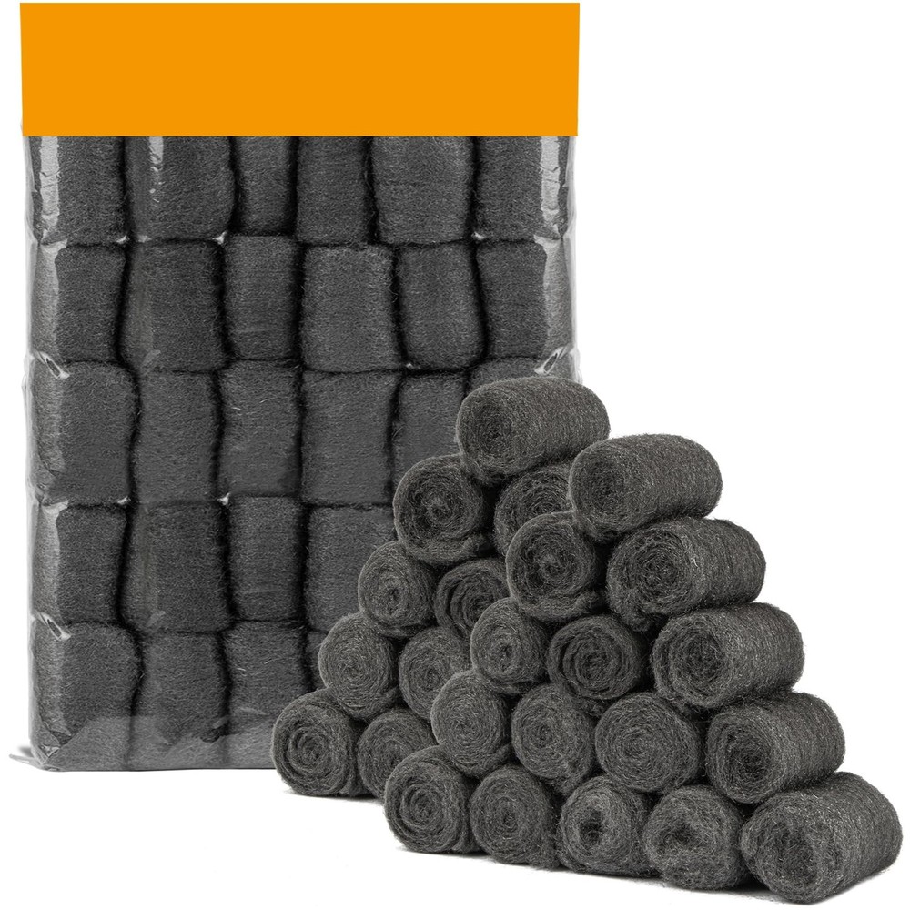 0000 Fine Steel Wool Pads 30PCS Polishing Cleaning Wood Metal Glass Water Stains