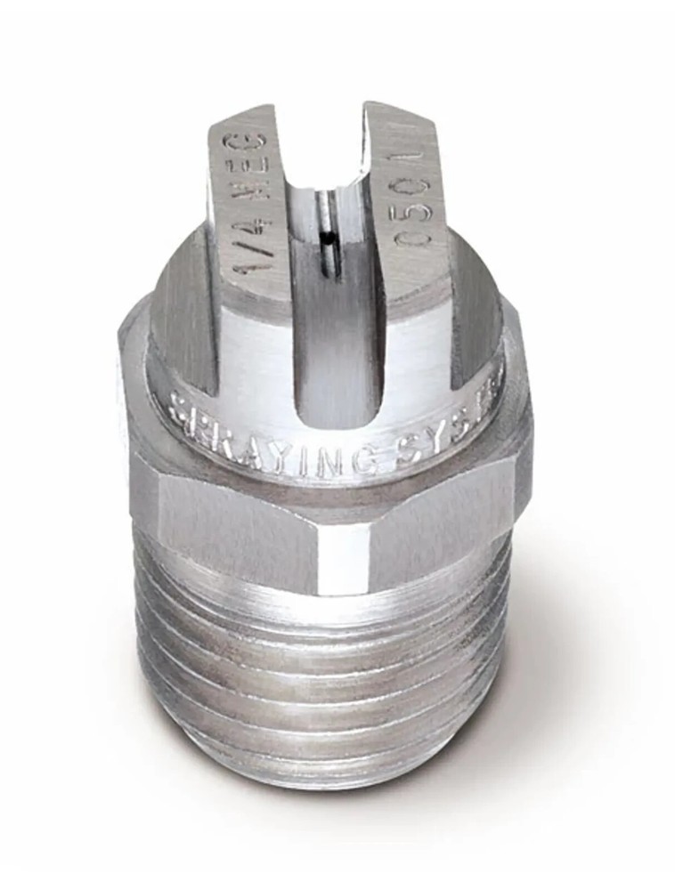 Spraying Systems 1/4″ MEG 1530 SS WashJet Spray Nozzle Tip 15 Deg 30.0 Orifice