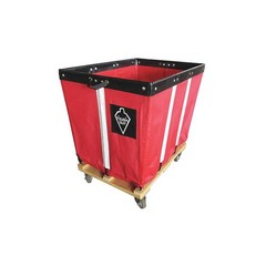 TOUGH GUY 33W307 Basket Truck,10 Bu. Cap.,Red,36 In. L 33W307