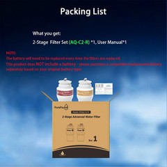AQ-5200R AQ-C2-R Integrated Filter Replacement for Aquasana® Claryum®…