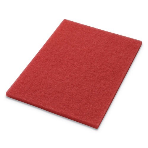 Americo 40441420 Buffing Pads, 14 x 20, Red, 5/Carton