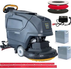 Self-Propelled Floor Scrubber with a Complete Set of Parts, Power21SP