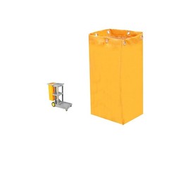 Replacement Janitorial Cart Bag-16 x 11 x 27inches High Capacity Waterproof