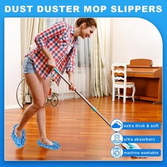 Vowanop Mop 10.5 XX-Wide, A-purple, Green, Pink, Blue, Orange 10 Pack