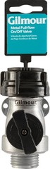Gilmour Garden Hose Shut Off Valve, Durable Metal Full Flow Water Off…