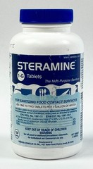 Steramine 1-G Tablets Multi-Purpose Sanitizer 150 Tablets Set of 2