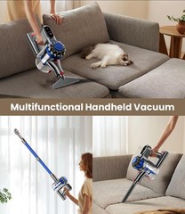 Kardv Cordless Vacuum Cleaner 500W/40Kpa Vacuum Cleaners For Home 60Mins Stick
