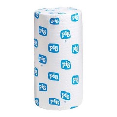 Pig Mat401 Sorbent Roll, 40 Gal, 30 In X 150 Ft, Oil, White, Polypropylene