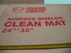 QTY=16: CM2430W4 Surface Shields 24″ x 30″ White Tacky Clean Mat 796976202479
