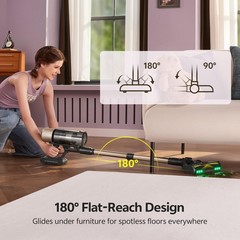 Ultenic Cordless Vacuum Cleaner 600W 60Kpa 65Mins Vacuum Cleaners For Home