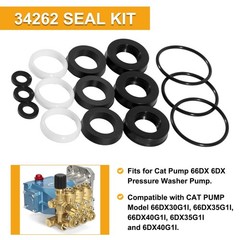 for Cat Pressure Washer Pump 66DX 6DX 6DX40G1I 66DX40G1I 6DX35G1I Seal Kit 34262