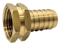 GRIDTECH Brass Garden Hose Adapter 3/4″ Barb x GHT Female,
