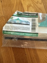 Epoxy Floor Squeegees – Notched Squeegee 16” Are Used to Apply Heavy Coatings Su