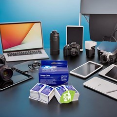 AF Screen + Lens Cleaning Wipes – Individual Anti-Static Cleaning Wipes For Smar