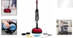 EP170 Complete Floor Machine – 7.5 lbs, Powerful Scrubbing & Polishing Tools