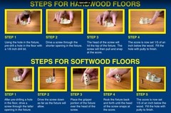 Squeeeek No More/o’berry Counter Snap Kit (3232) for Hardwood 1/4″, Black